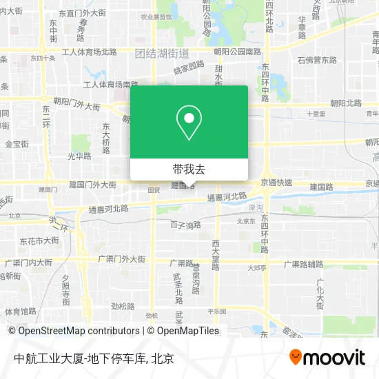 中航工业大厦-地下停车库地图