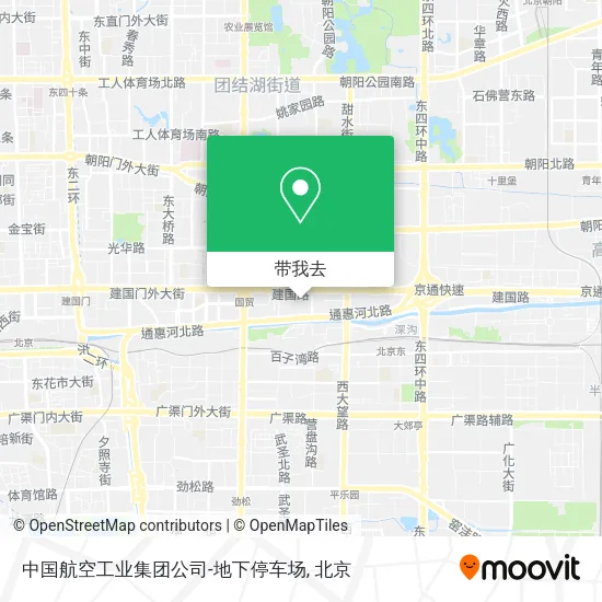 中国航空工业集团公司-地下停车场地图