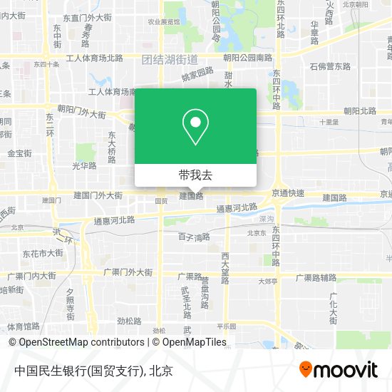 中国民生银行(国贸支行)地图