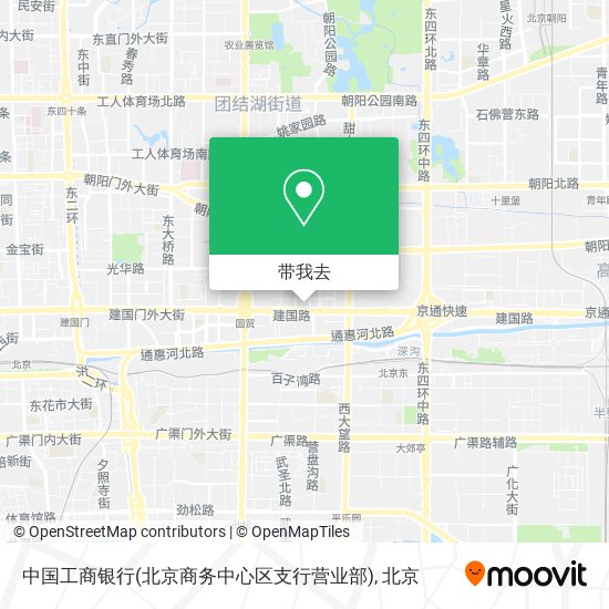 中国工商银行(北京商务中心区支行营业部)地图
