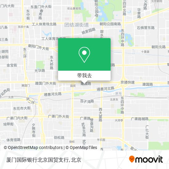 厦门国际银行北京国贸支行地图