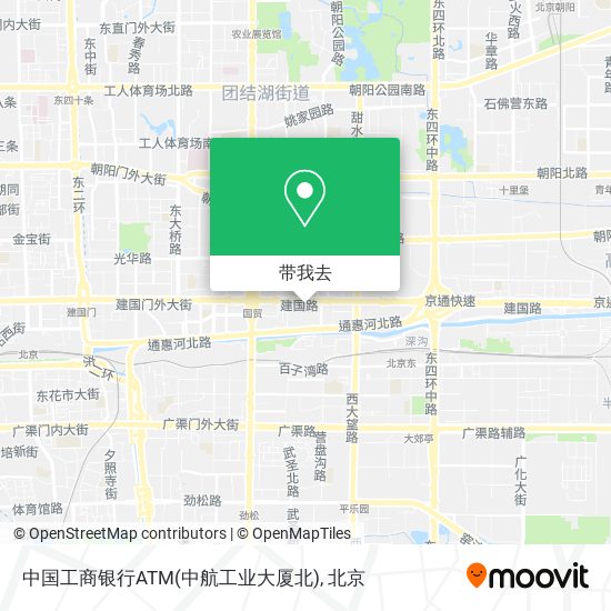 中国工商银行ATM(中航工业大厦北)地图