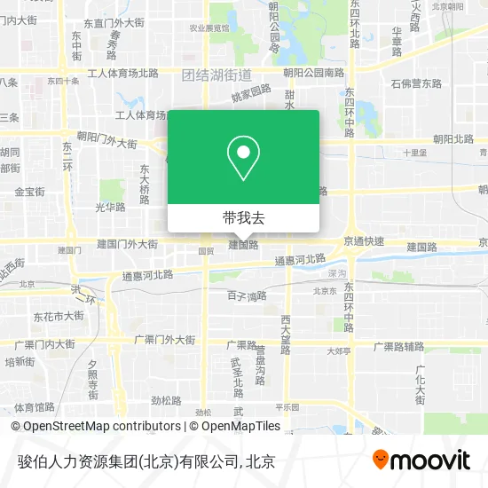 骏伯人力资源集团(北京)有限公司地图