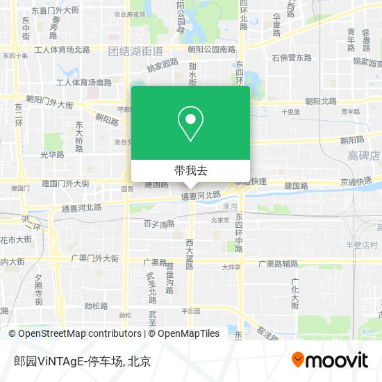 郎园ViNTAgE-停车场地图