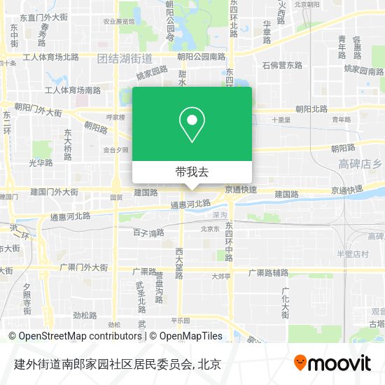 建外街道南郎家园社区居民委员会地图