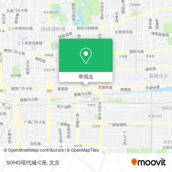 SOHO现代城-C座地图