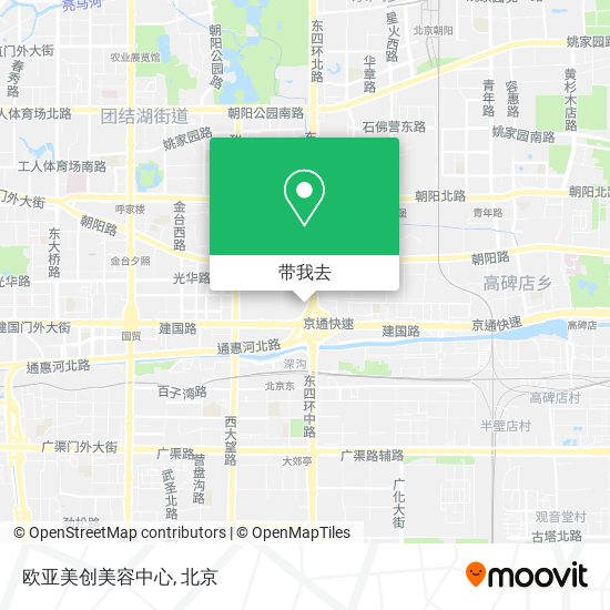 欧亚美创美容中心地图