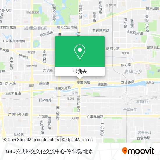 GBD公共外交文化交流中心-停车场地图