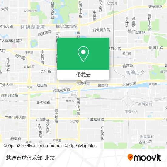 慧聚台球俱乐部地图