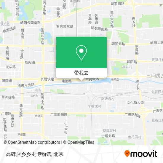 高碑店乡乡史博物馆地图