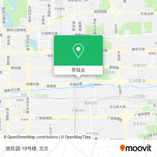 惠民园-10号楼地图