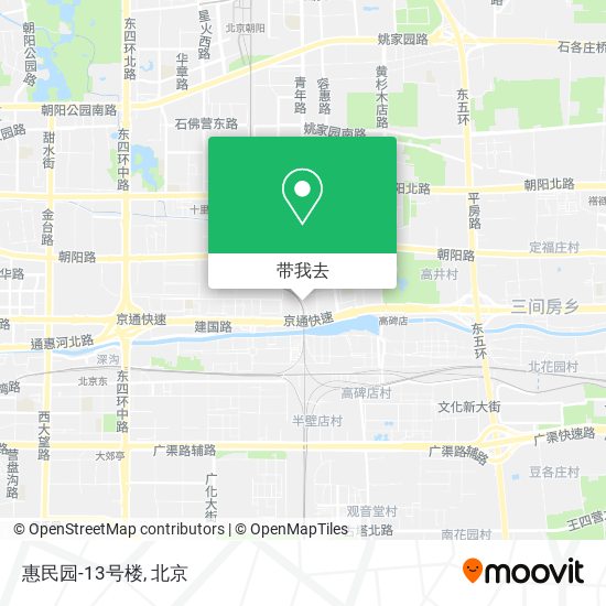 惠民园-13号楼地图