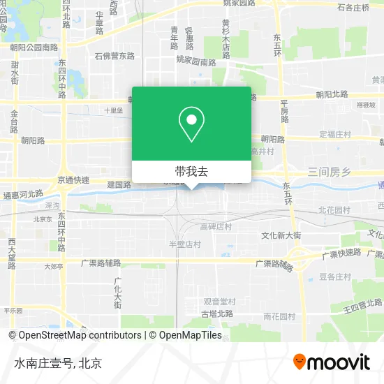 水南庄壹号地图