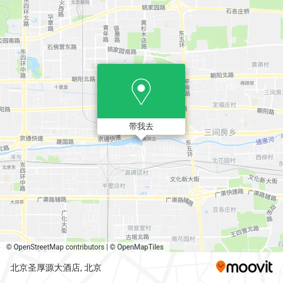 北京圣厚源大酒店地图