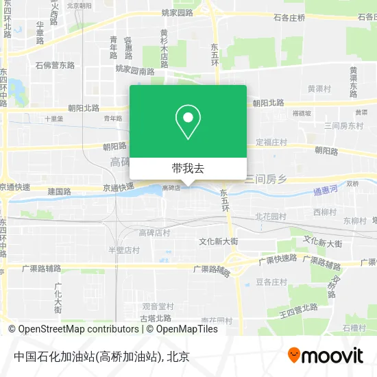 中国石化加油站(高桥加油站)地图