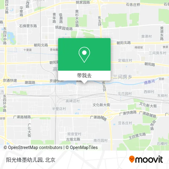 阳光锋墨幼儿园地图