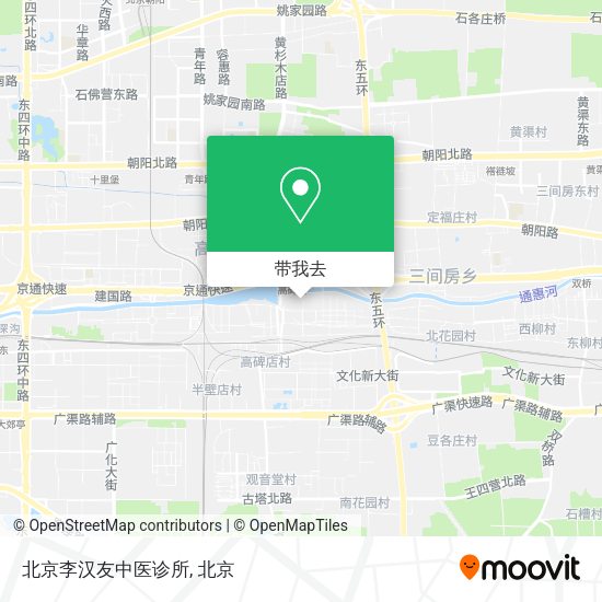 北京李汉友中医诊所地图