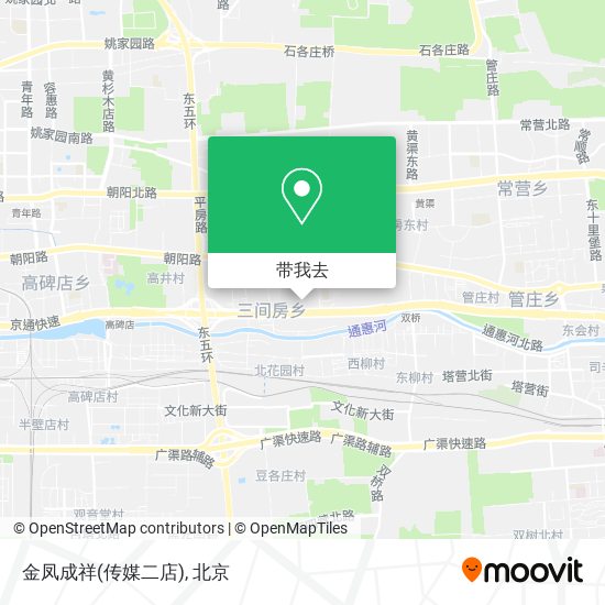 金凤成祥(传媒二店)地图