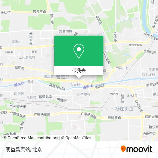 明益昌宾馆地图