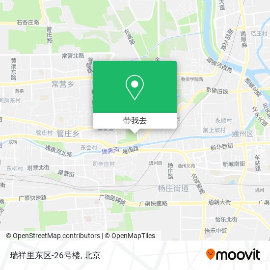 瑞祥里东区-26号楼地图