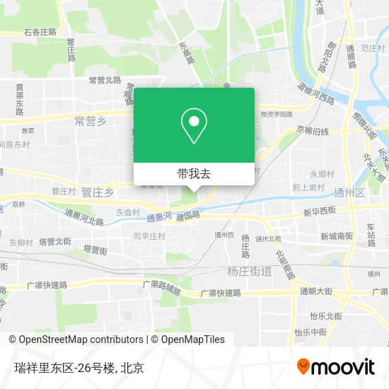 瑞祥里东区-26号楼地图