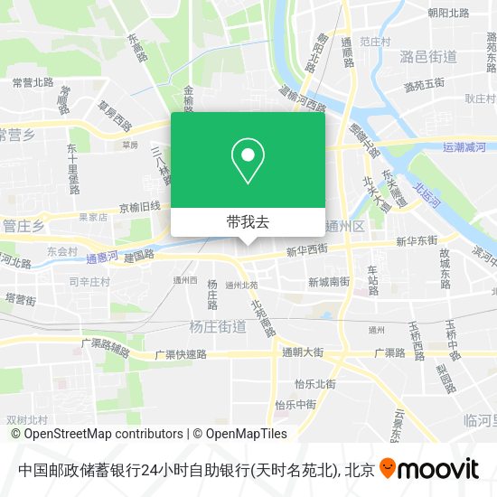 中国邮政储蓄银行24小时自助银行(天时名苑北)地图