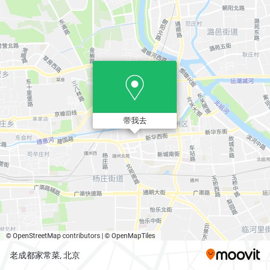 老成都家常菜地图