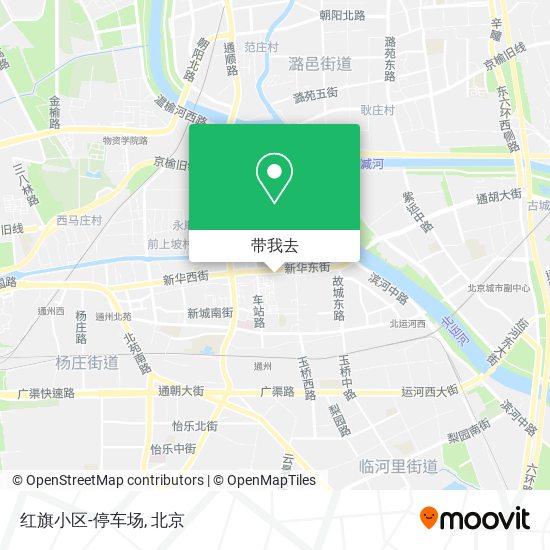 红旗小区-停车场地图