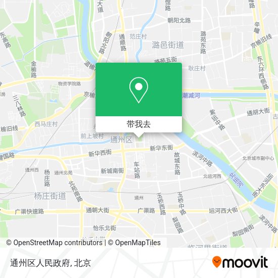 通州区人民政府地图