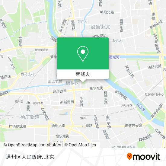 通州区人民政府地图