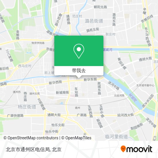北京市通州区电信局地图