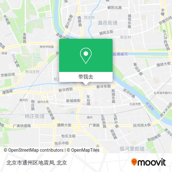 北京市通州区地震局地图