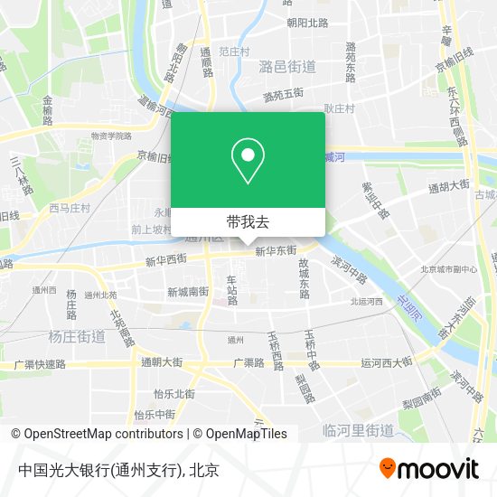 中国光大银行(通州支行)地图