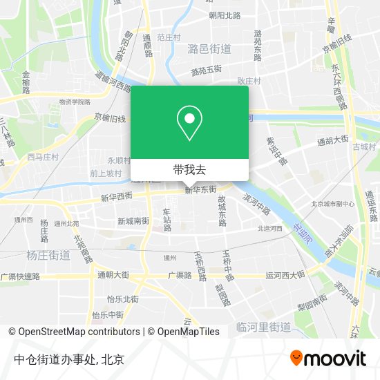 中仓街道办事处地图