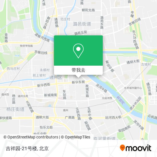 吉祥园-21号楼地图
