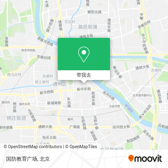 国防教育广场地图