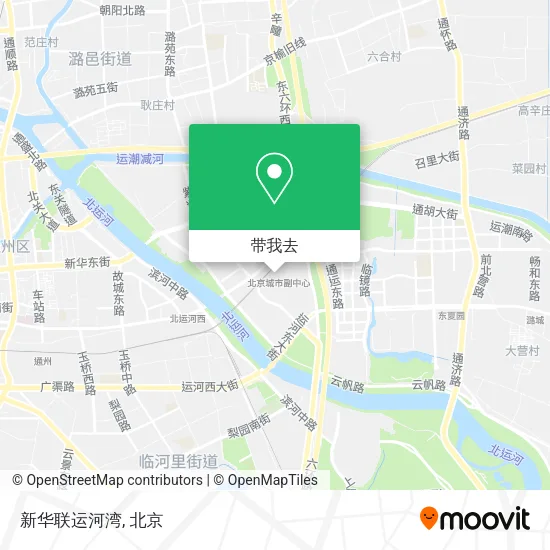 新华联运河湾地图