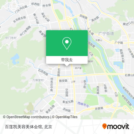 百莲凯美容美体会馆地图