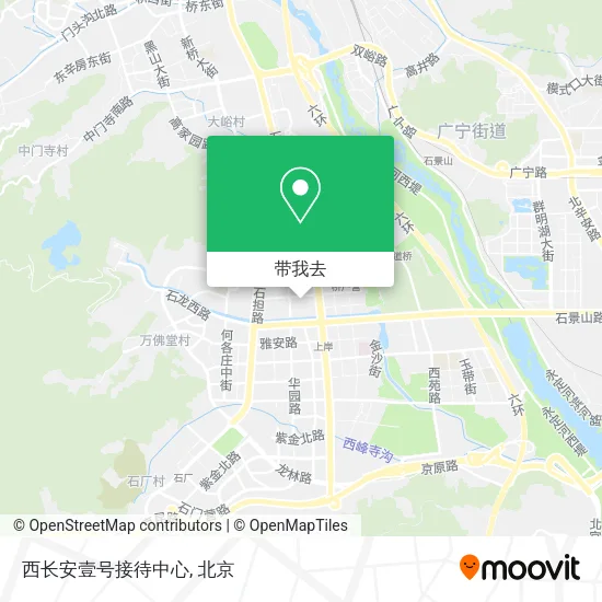 西长安壹号接待中心地图