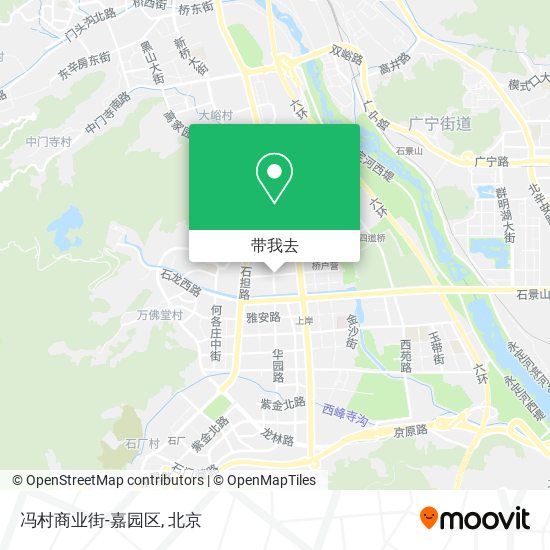 冯村商业街-嘉园区地图