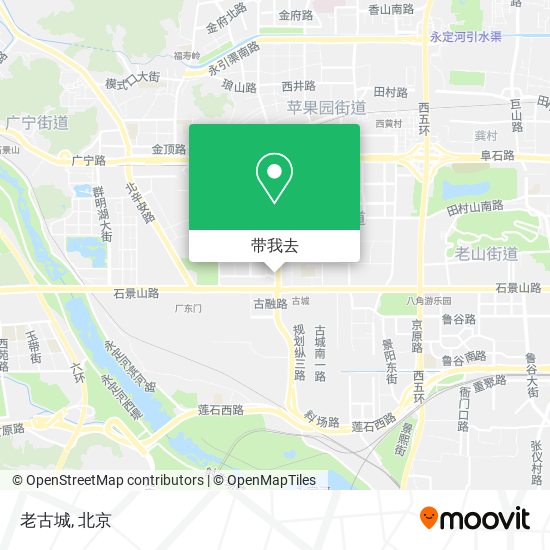 老古城地图
