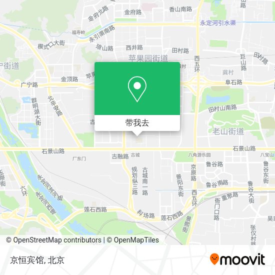 京恒宾馆地图