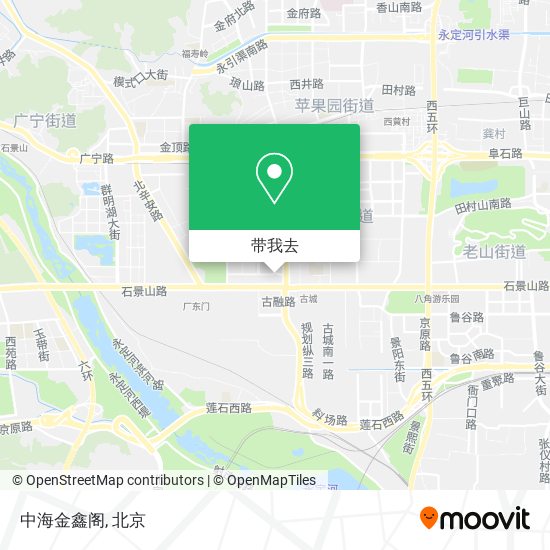 中海金鑫阁地图