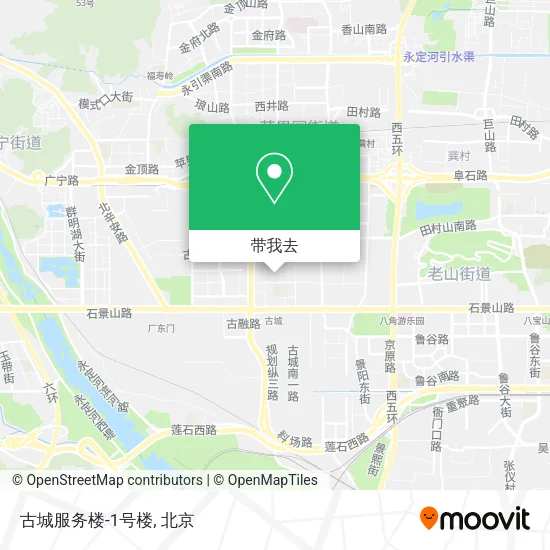 古城服务楼-1号楼地图