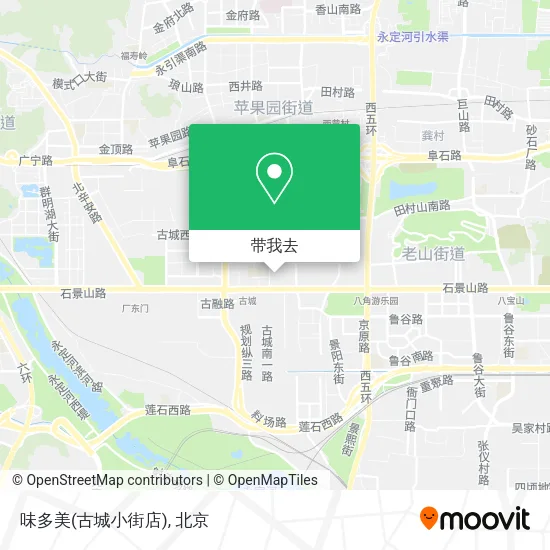 味多美(古城小街店)地图