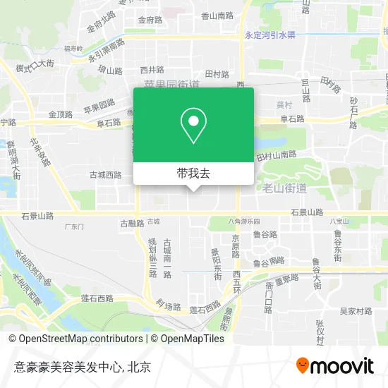 意豪豪美容美发中心地图
