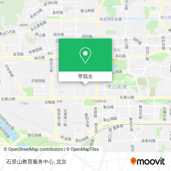 石景山教育服务中心地图