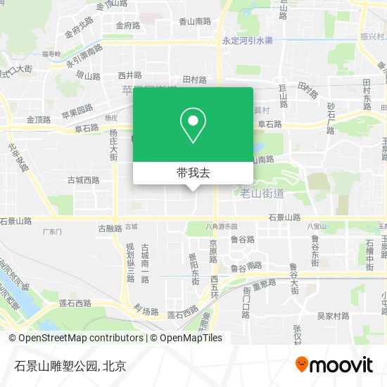 石景山雕塑公园地图