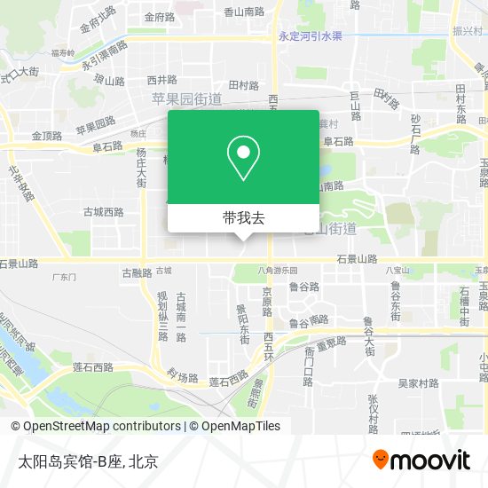 太阳岛宾馆-B座地图