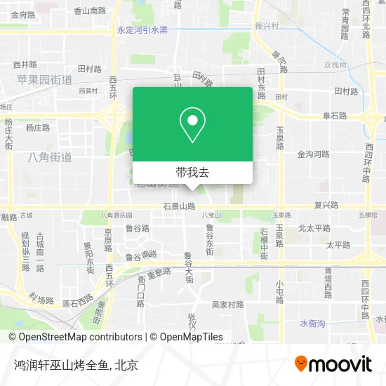 鸿润轩巫山烤全鱼地图